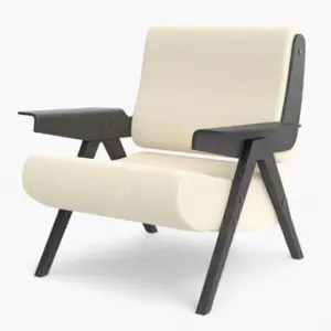 Lina Armchair White 1