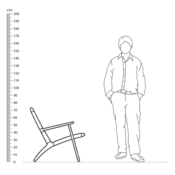 Ch25 Lounge Chair Replica Height Comparison - Ch25 Lounge Chair Replica,  Lounge,  Unique