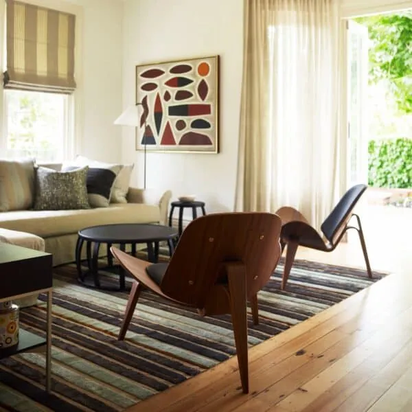 Proximaloungechair Blackpalisander 13 - Ch07 Shell Chair,  Replica