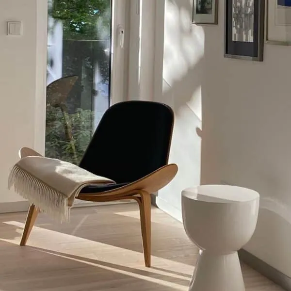 Proximaloungechair Walnut 15 - Ch07 Shell Chair,  Replica
