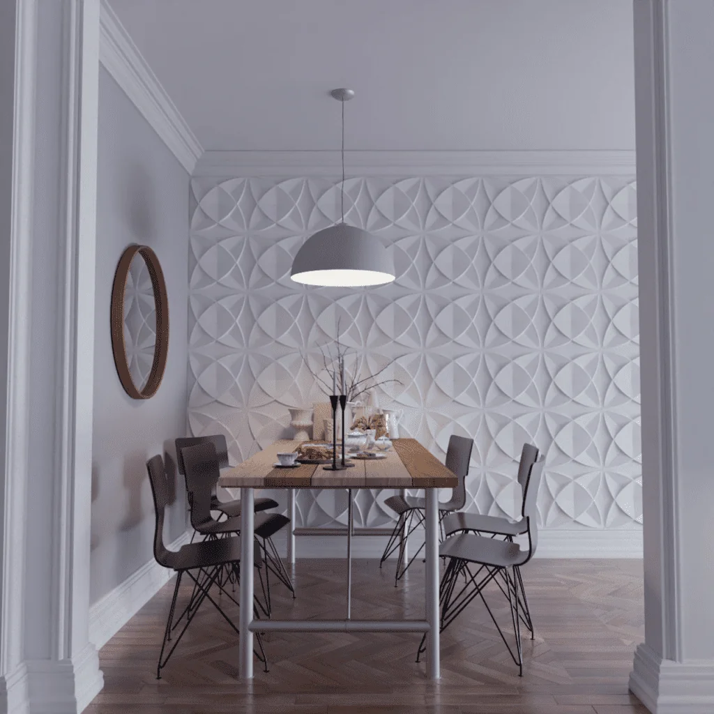 White Wall Paneling Ideas