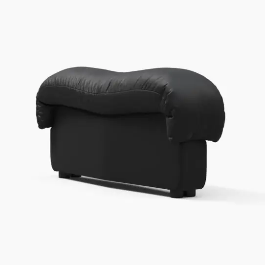 DS 600 Stool Black (2) - DS 600 Modular Sofa Replica